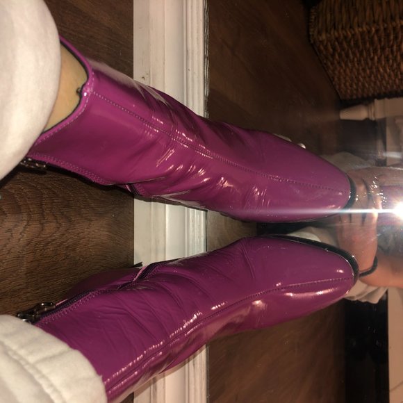 Purple L'Intervalle Mod Boots - Picture 3 of 5